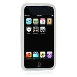 Transparent Clear Premium Silicone Skin Snap-On Cover Hard Case Cell Phone Protector for Apple Ipod iTouch Touch 2G II + Lanyard Gift