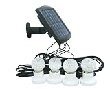 Set of 4 Solar Deck/Pathway Lights