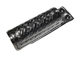 Leather Fixed-Loop Flashlight Holster - Basket Weave