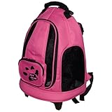 Pet Gear I-GO2 Day Tripper Rolling Pet Backpack for cats and dogs up to 7-pounds