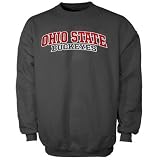 Champion Ohio State Buckeyes Charcoal Powerblend Crew Sweatshirt