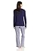Nautica Women's Long Sleeve Knit Pajama Set