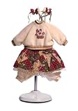 RETIRED RARE Wheat Sweater/Skirt 2008 Adora doll outfit