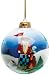 Golf Gifts & Gallery Clubhouse Collection Glass Winter Golfer Ornament