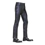 Leather Pants - Mens Leather Pants with Side Laces LP901