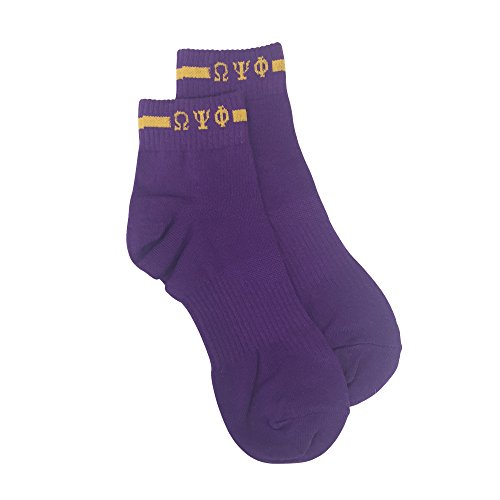 Omega Psi Phi Footies Socks (BD)