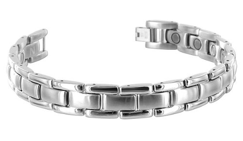Stainless Steel Men's 12 MM Wide Magnetic Bracelet 9