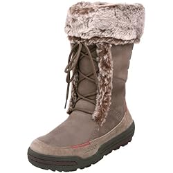 Ecco SIBERIA 852503, Damen Boots, Grau (Warm Grey/Warm Grey/ Nubukleder 54190), EU 42