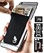 Gecko Adhesive Phone Wallet & RFID Blocking Sleeve, a Stick-On Stretchy Lycra Card holder Universally fits most Cell Phones & Cases. Xtra Tall Pocket Totally Covers Credit Cards & Cash - BLACK