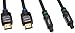 AmazonBasics High-Speed HDMI Cable and Digital Audio Optical Cable 2-Pack - 6-Feet (1.8 Meters)