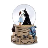 San Francisco Music Box Company Wizard of Oz Wicked Witch Threatening Dorothy Waterglobe