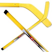 REGULAR STICK [SHAFT AND BLADE], POLYETHYLENE YELLOW BLADE 36''