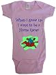 WHEN I GROW UP I WANT TO BE A HORSE RACER - BigBoyMusic Baby Designs - White, Blue or Pink Onesie / Baby T-shirt