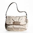 Coach Ashley 3 Color Signature Flaptop Handle Small Handbag