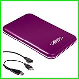 Boitier Externe pour disque dur SATA 2,5" - USB2 - avec câble USB et Housse - Windows / MAC / Linux