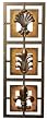 Large Metal Finial Wall Plaque