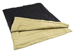 Coleman Hibernation 40-Degree Rectangular Queen Size Sleeping Bag (Black)