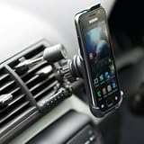 ULTIMATEADDONS Professional Pro Air Vent Car Kit Mount for Samsung Galaxy S + Free Car charger with 2 Metre long USB cable