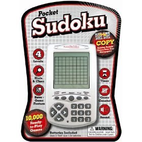 Pocket Sudoku Electronic Hand Held LCD Game