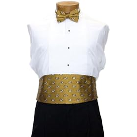 Missouri Tigers - Cummerbund and Bowtie Set - Gold
