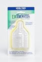 Dr. Brown's Natural Flow Level 2 Wide Neck Nipple, 3 Pack