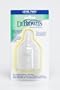 Dr. Brown's Natural Flow Level 2 Wide Neck Nipple, 3 Pack