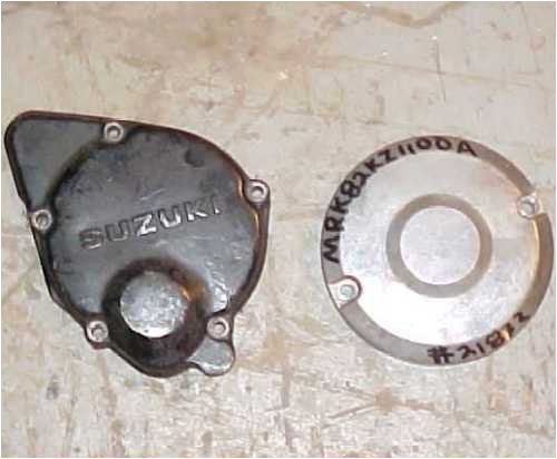 1992 Suzuki GSXR 1100 Gsx-r 1100 Right Front Engine Cover Image 1992 Suzuki GSXR 1100 Gsx-r 1100 Right Front Engine Cover