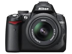 Nikon D5000 12.3 MP DX Digital SLR Camera with 18-55mm f/3.5-5.6G VR Lens and 2.7-inch Vari-angle LCD