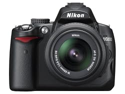 Nikon D5000 12.3MP DX CMOS Digital SLR Camera with 18-55mm f/3.5-5.6G VR and 55-200mm f/4-5.6G VR Lenses and 2.7-inch Vari-angle LCD
