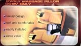 Car Auto Travel Massage Pillow Auto