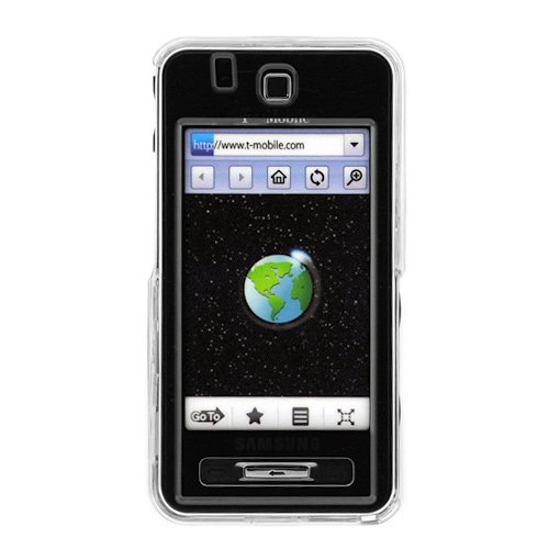 Samsung Behold T919 Cell Phone Trans. Clear Protective Case Faceplate Cover
