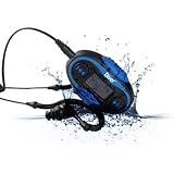 Diver 4GB Waterproof MP3 Player with LCD Display and Earphones (Blue)