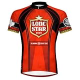 Primal Wear Men's 2010 Pabst Blue Ribbon Lone Star Short Sleeve Cycling Jersey - PBL0J20M