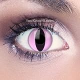 Pink Cat Contact Lenses