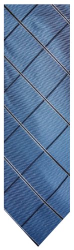 Men's Tommy Hilfiger Necktie Neck Tie Silk Blue, Navy and Silver