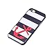EVERMARKET(TM) Striped Sailer Red Anchor Hard Case Cover for Apple iPhone 5 5S