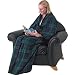 Maxam Soft Fleece Snuggle Blanket transforms into robe