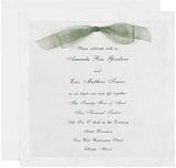 Vellum Layered Wedding Invitation - Blossoms (50 Pack)