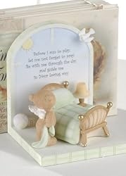 Pack of 4 Day & Night Angel Teddy Bear Religious Verse Bookends 5"