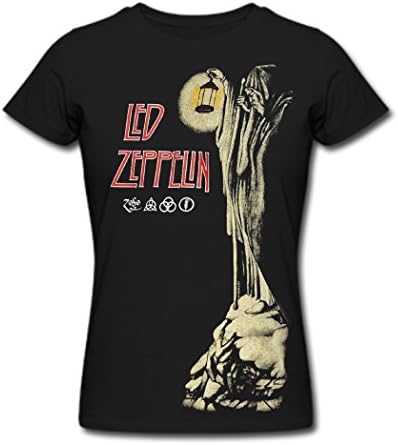 Leelily Women's Led Zeppelin T-Shirts Medium