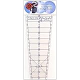 1 X 25" - 10 Degree Circle Wedge Ruler: Makes a 50 Inch Circle