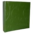 Debossed Leaf Album - Green