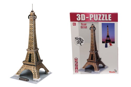 Simba 106137297 - 3D-Puzzle Eiffelturm