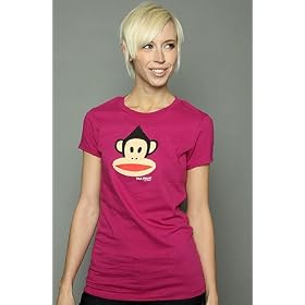 Paul Frank The Cool Julius Hair Tee in Magenta,T-shirts for Women