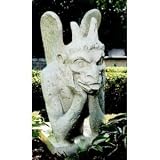 36h Gothic Replica Statue Medieval Sculpture Historical French Spitting Gargoyle
