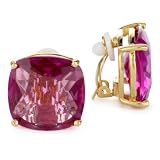 Kate Spade New York Large Faceted Fuschia Clip