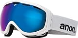 Anon Herren Skibrillen HAWKEYE PAINTED, white/blue solex lens, 233373