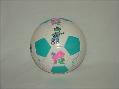 London 2012 Olympic 32 Panel Mascot Football Size5 White/Blue