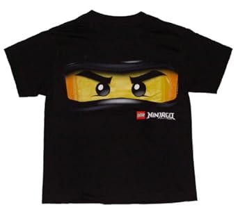 Lego Ninjago Cole the Black Ninja Glow in the Dark Boys T-shirt
