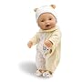 Wild Planet Water Babies 13" Caucasian Infant Yellow Teddy Bear with Alphabet Print Sleeper